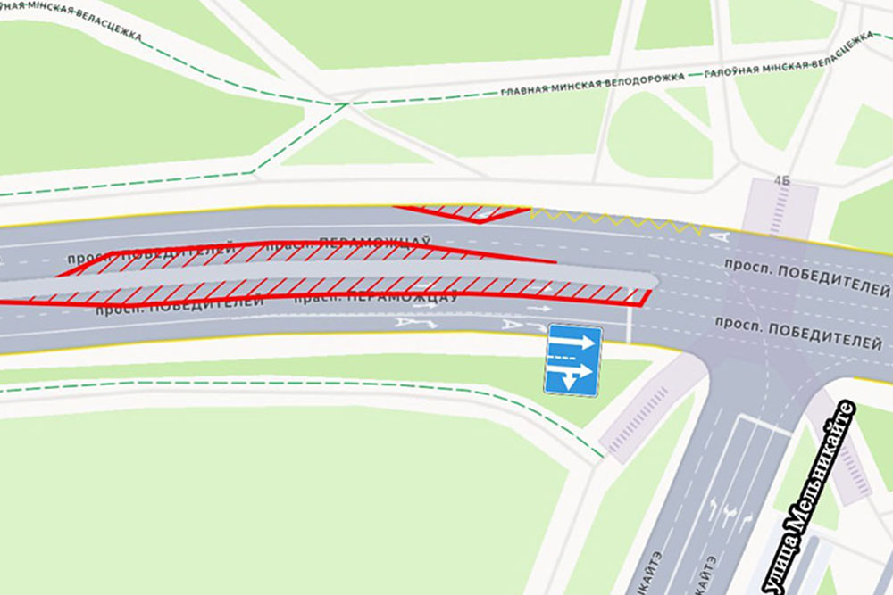Схема движения транспорта