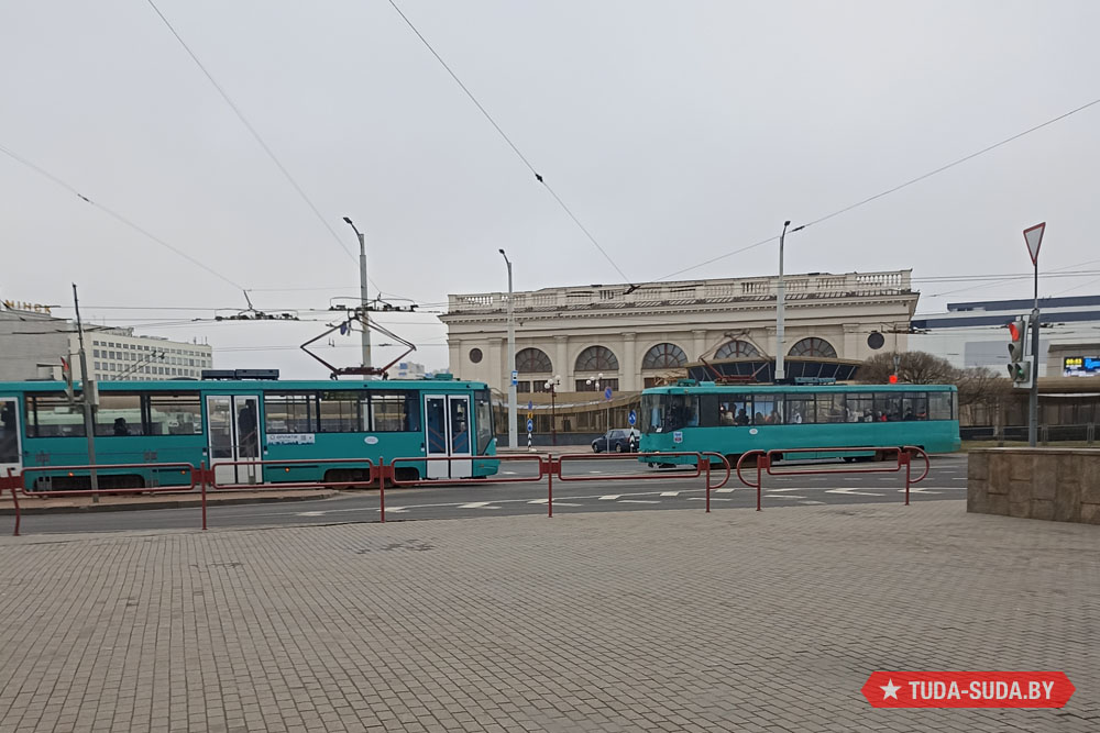 Движение трамваев в Минске изменится в связи со строительными работами Трамваи в Минске