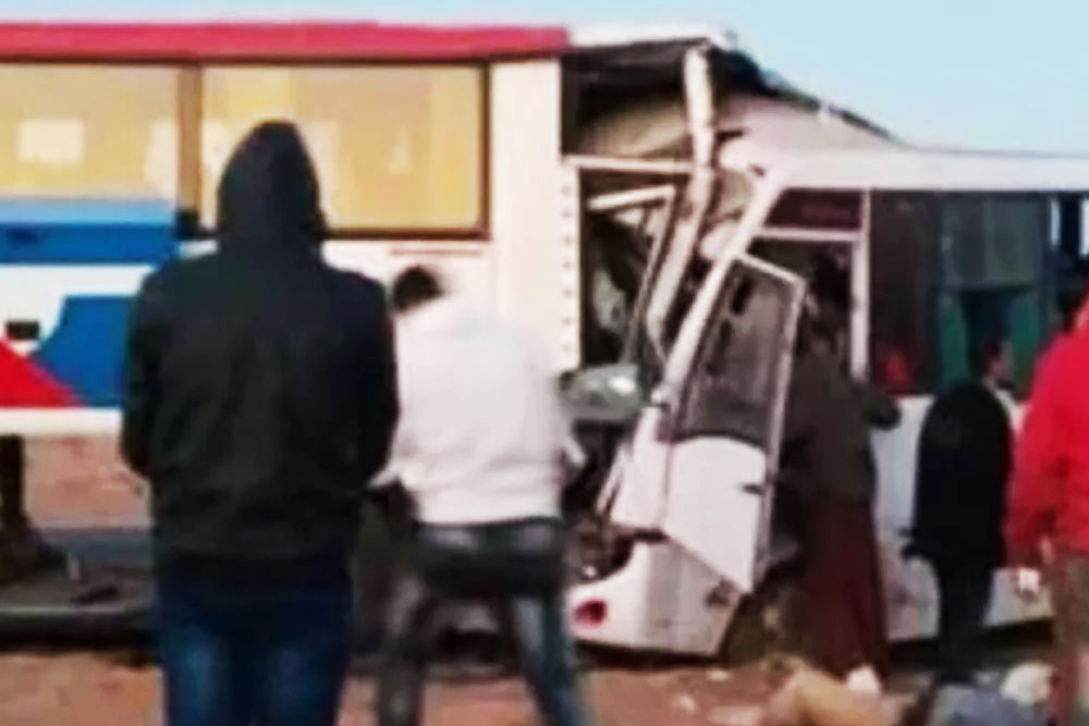 Авария с туристическим автобусом в Египте